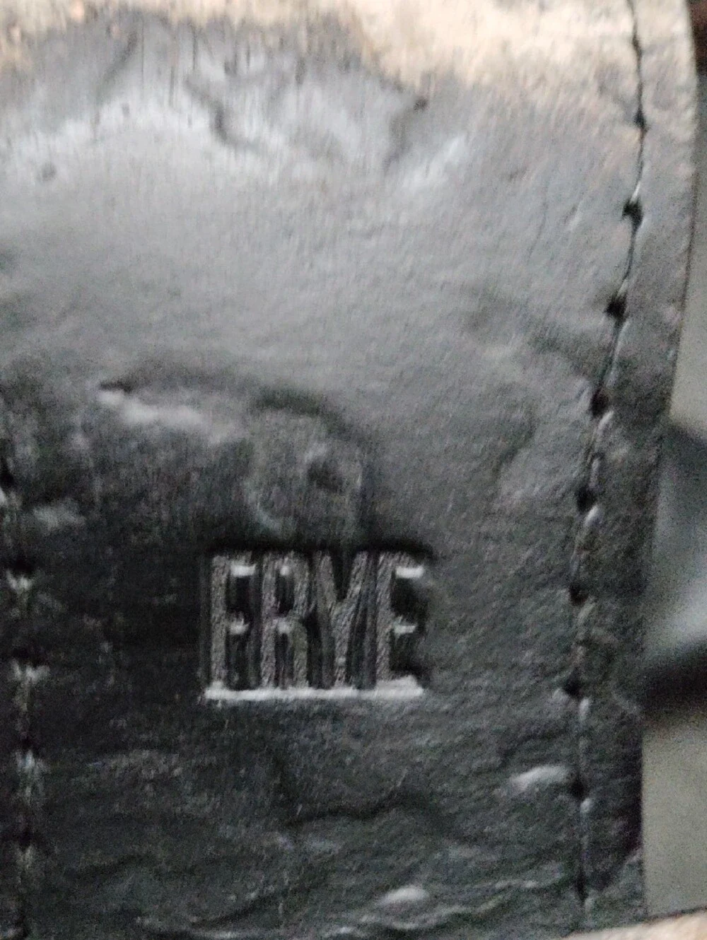 Frye Black Leather Ankle Boots